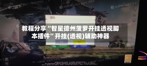 教程分享“智星德州菠萝开挂透视脚本插件”开挂(透视)辅助神器-第2张图片