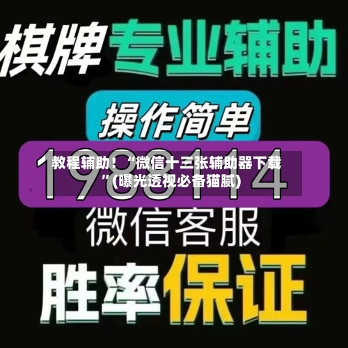 教程辅助！“微信十三张辅助器下载	”(曝光透视必备猫腻)-第2张图片