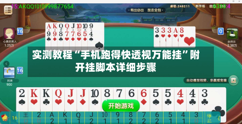 实测教程“手机跑得快透视万能挂”附开挂脚本详细步骤-第3张图片