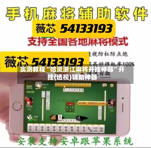 实测教程“哈灵浙江麻将开挂神器”开挂(透视)辅助神器-第2张图片