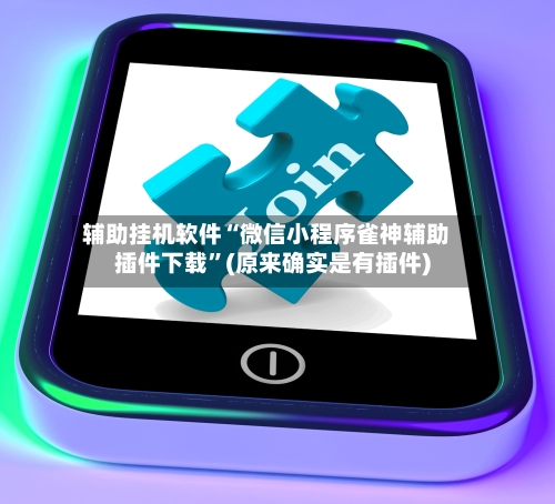 辅助挂机软件“微信小程序雀神辅助插件下载”(原来确实是有插件)-第3张图片