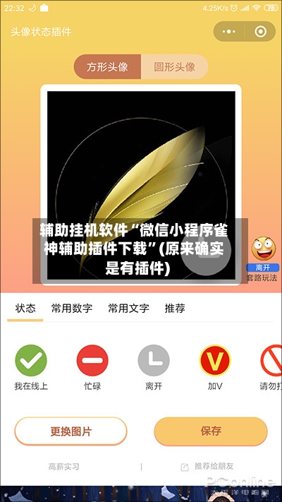 辅助挂机软件“微信小程序雀神辅助插件下载	”(原来确实是有插件)-第2张图片