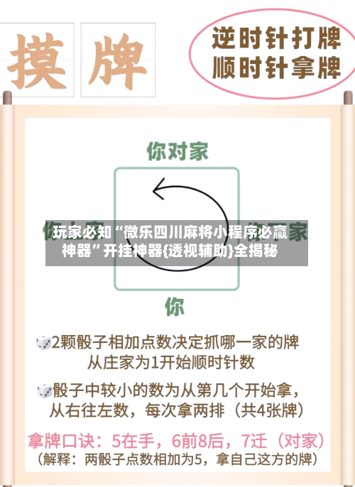 玩家必知“微乐四川麻将小程序必赢神器”开挂神器{透视辅助}全揭秘-第2张图片