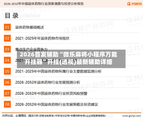 2026首发辅助“微乐麻将小程序万能开挂器”开挂(透视)最新辅助详细