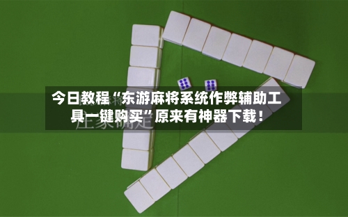 今日教程“东游麻将系统作弊辅助工具一键购买”原来有神器下载！-第3张图片