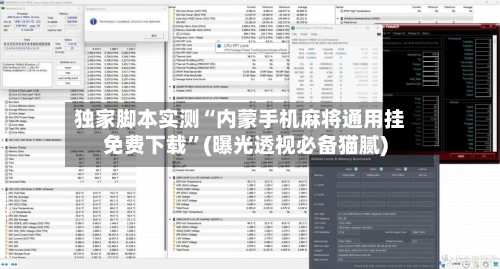 独家脚本实测“内蒙手机麻将通用挂免费下载	”(曝光透视必备猫腻)-第2张图片