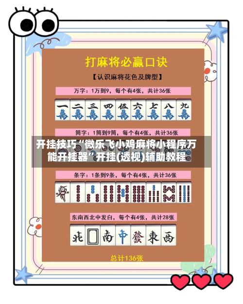 开挂技巧“微乐飞小鸡麻将小程序万能开挂器”开挂(透视)辅助教程-第3张图片