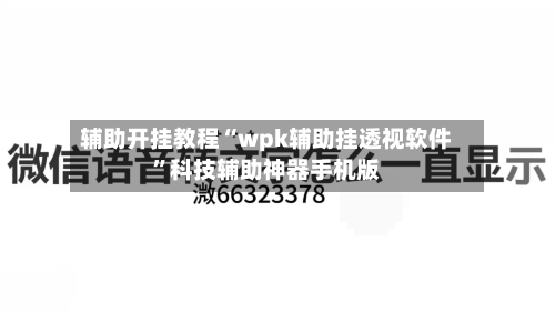 辅助开挂教程“wpk辅助挂透视软件”科技辅助神器手机版