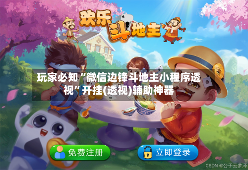 玩家必知“微信边锋斗地主小程序透视	”开挂(透视)辅助神器-第2张图片