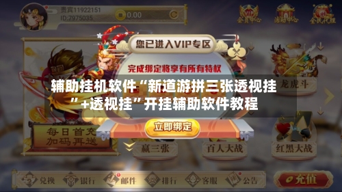 辅助挂机软件“新道游拼三张透视挂”+透视挂”开挂辅助软件教程-第2张图片