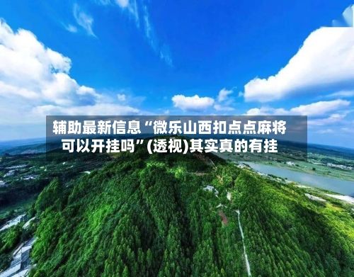 辅助最新信息“微乐山西扣点点麻将可以开挂吗”(透视)其实真的有挂