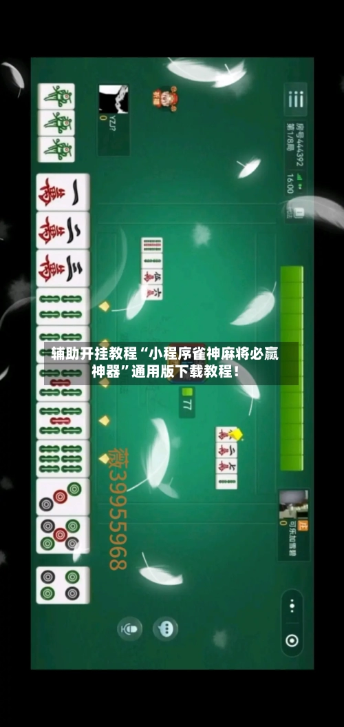 辅助开挂教程“小程序雀神麻将必赢神器	”通用版下载教程！-第2张图片