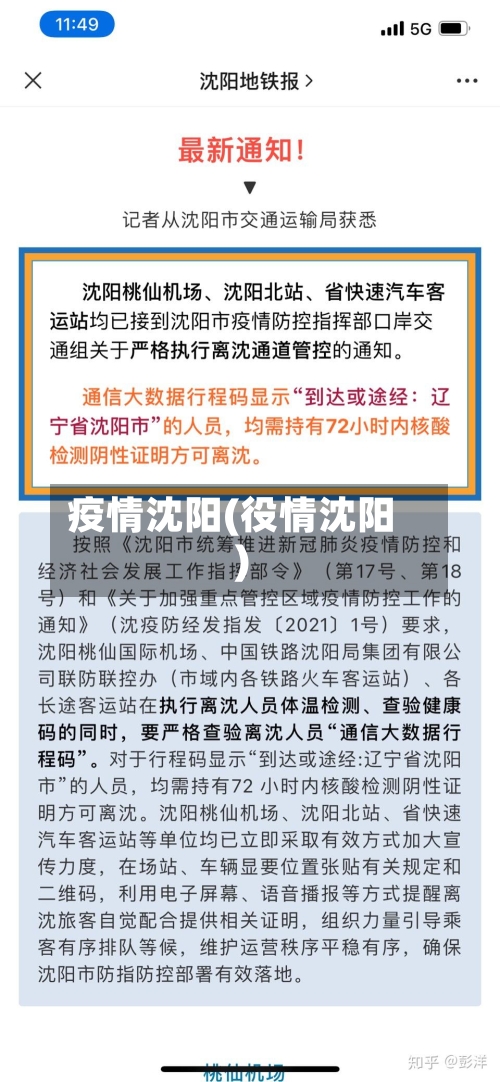 疫情沈阳(役情沈阳)-第2张图片