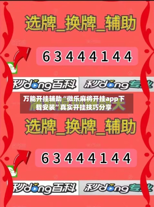 万能开挂辅助“微乐麻将开挂app下载安装	”真实开挂技巧分享-第2张图片