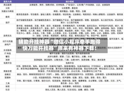 辅助开挂神器“微信小程序牵手跑得快万能开挂器”原来有神器下载！-第2张图片