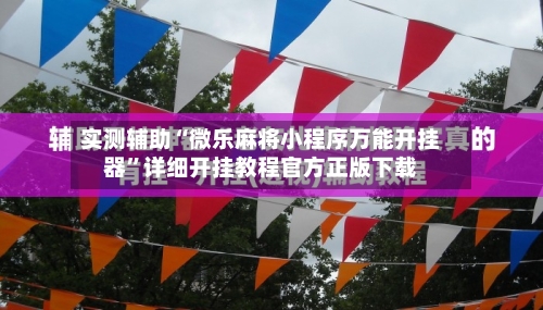 实测辅助“微乐麻将小程序万能开挂器	”详细开挂教程官方正版下载-第2张图片