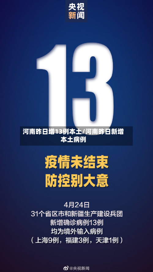 河南昨日增13例本土/河南昨日新增本土病例-第3张图片