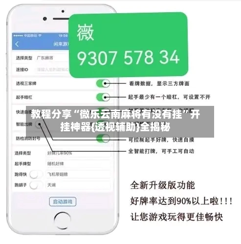 教程分享“微乐云南麻将有没有挂”开挂神器{透视辅助}全揭秘-第2张图片
