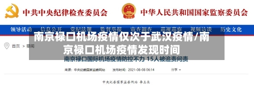 南京禄口机场疫情仅次于武汉疫情/南京禄口机场疫情发现时间-第3张图片