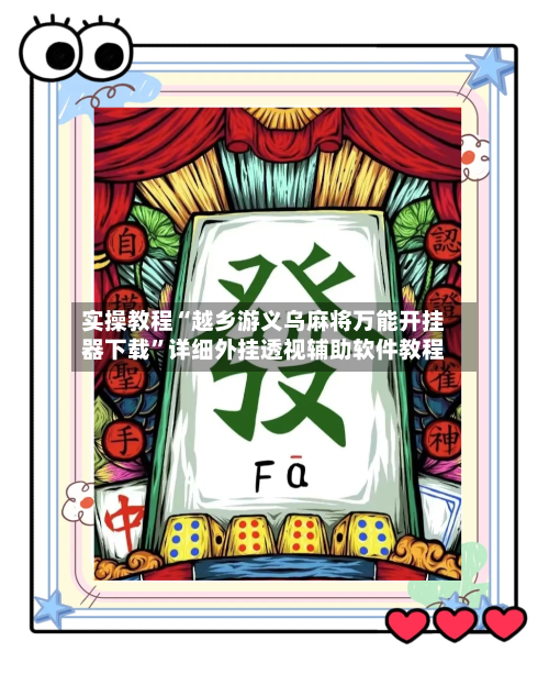 实操教程“越乡游义乌麻将万能开挂器下载	”详细外挂透视辅助软件教程-第2张图片