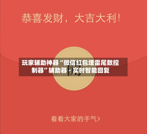 玩家辅助神器“微信红包埋雷尾数控制器”辅助器 - 实时智能回复-第2张图片
