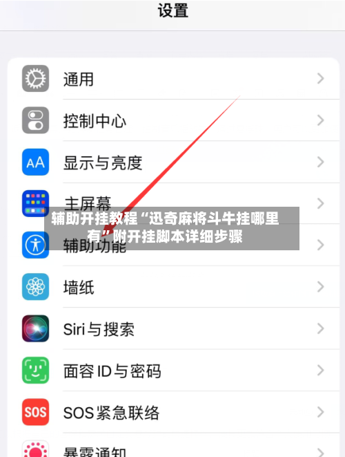 辅助开挂教程“迅奇麻将斗牛挂哪里有”附开挂脚本详细步骤-第3张图片