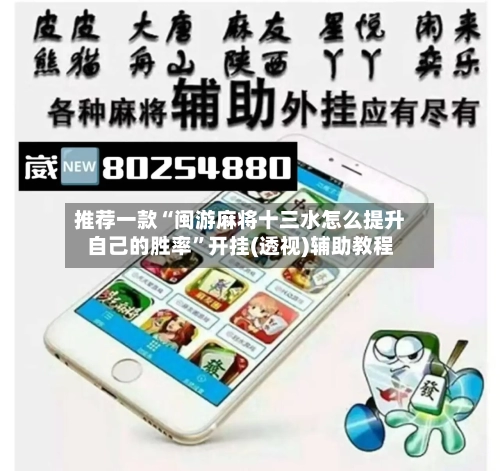 推荐一款“闽游麻将十三水怎么提升自己的胜率	”开挂(透视)辅助教程-第3张图片