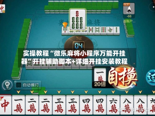实操教程“微乐麻将小程序万能开挂器”开挂辅助脚本+详细开挂安装教程-第3张图片