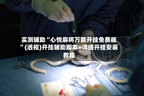 实测辅助“心悦麻将万能开挂免费版”(透视)开挂辅助脚本+详细开挂安装教程-第3张图片