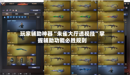 玩家辅助神器“朱雀大厅透视挂”掌握辅助功能必胜规则-第2张图片