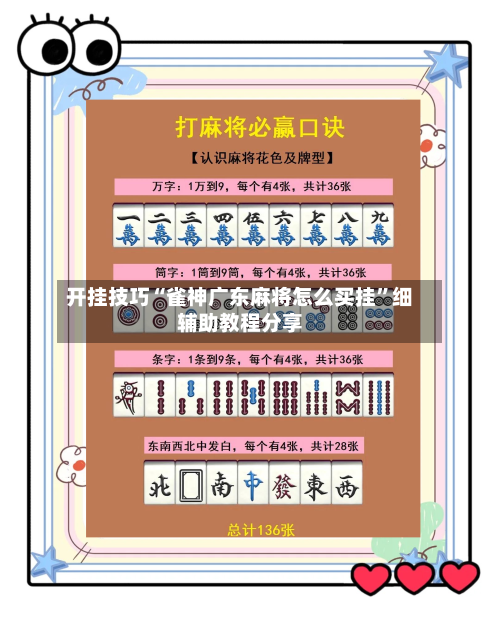 开挂技巧“雀神广东麻将怎么买挂”细辅助教程分享-第3张图片