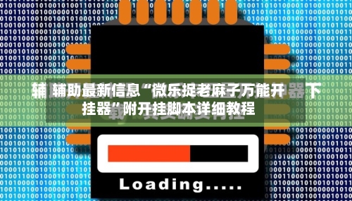 辅助最新信息“微乐捉老麻子万能开挂器”附开挂脚本详细教程