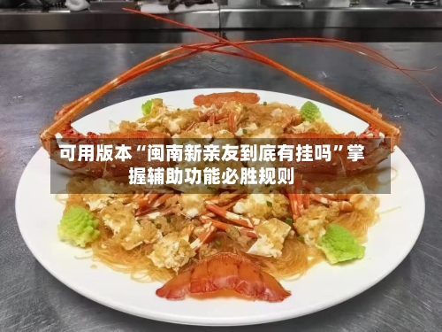 可用版本“闽南新亲友到底有挂吗”掌握辅助功能必胜规则-第3张图片