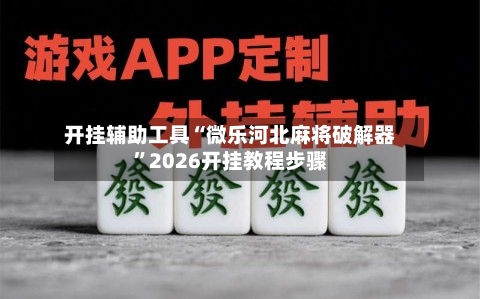 开挂辅助工具“微乐河北麻将破解器”2026开挂教程步骤-第2张图片