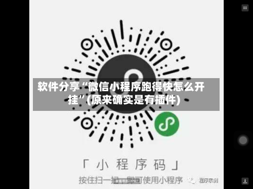软件分享“微信小程序跑得快怎么开挂”(原来确实是有插件)-第3张图片