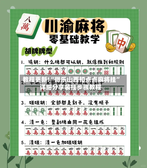 教程更新!“微乐山西扣点点麻将挂”详细分享装挂步骤教程