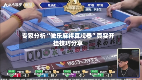 专家分析“微乐麻将算牌器”真实开挂技巧分享