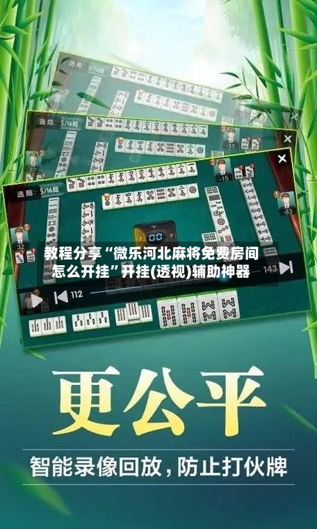 教程分享“微乐河北麻将免费房间怎么开挂”开挂(透视)辅助神器-第2张图片