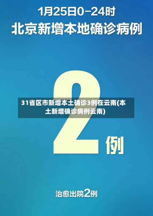 31省区市新增本土确诊3例在云南(本土新增确诊病例云南)-第3张图片