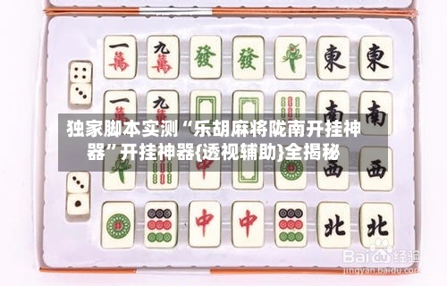 独家脚本实测“乐胡麻将陇南开挂神器”开挂神器{透视辅助}全揭秘-第3张图片