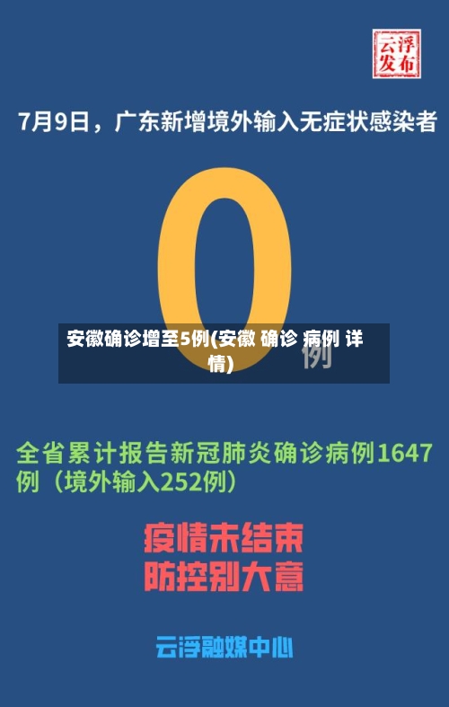 安徽确诊增至5例(安徽 确诊 病例 详情)-第2张图片