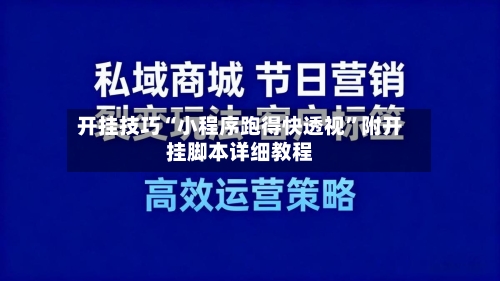 开挂技巧“小程序跑得快透视”附开挂脚本详细教程