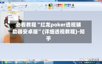 必看教程“红龙poker透视辅助器安卓版	”(详细透视教程)-知乎-第2张图片