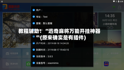 教程辅助！“迅奇麻将万能开挂神器”(原来确实是有插件)-第2张图片
