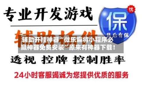 辅助开挂神器“微乐麻将小程序必赢神器免费安装	”原来有神器下载！-第3张图片