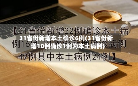 31省份新增本土确诊6例(31省份新增10例确诊1例为本土病例)-第2张图片