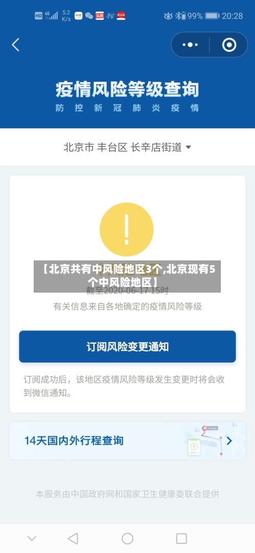 【北京共有中风险地区3个,北京现有5个中风险地区】-第3张图片