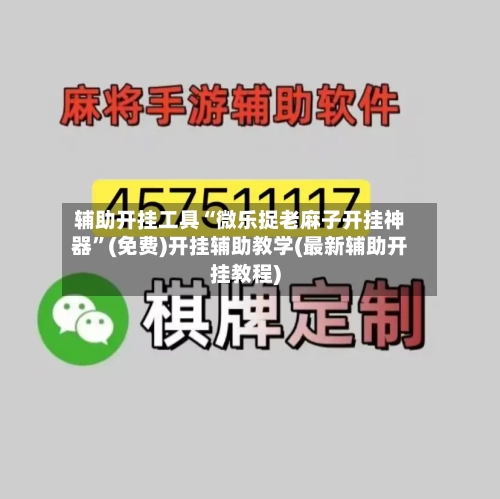 辅助开挂工具“微乐捉老麻子开挂神器	”(免费)开挂辅助教学(最新辅助开挂教程)-第2张图片