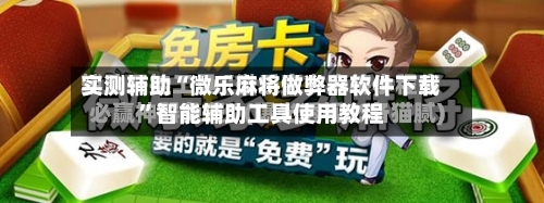 实测辅助“微乐麻将做弊器软件下载	”智能辅助工具使用教程-第2张图片
