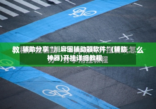辅助分享“川麻圈辅助器软件”(辅助神器)开挂详细教程